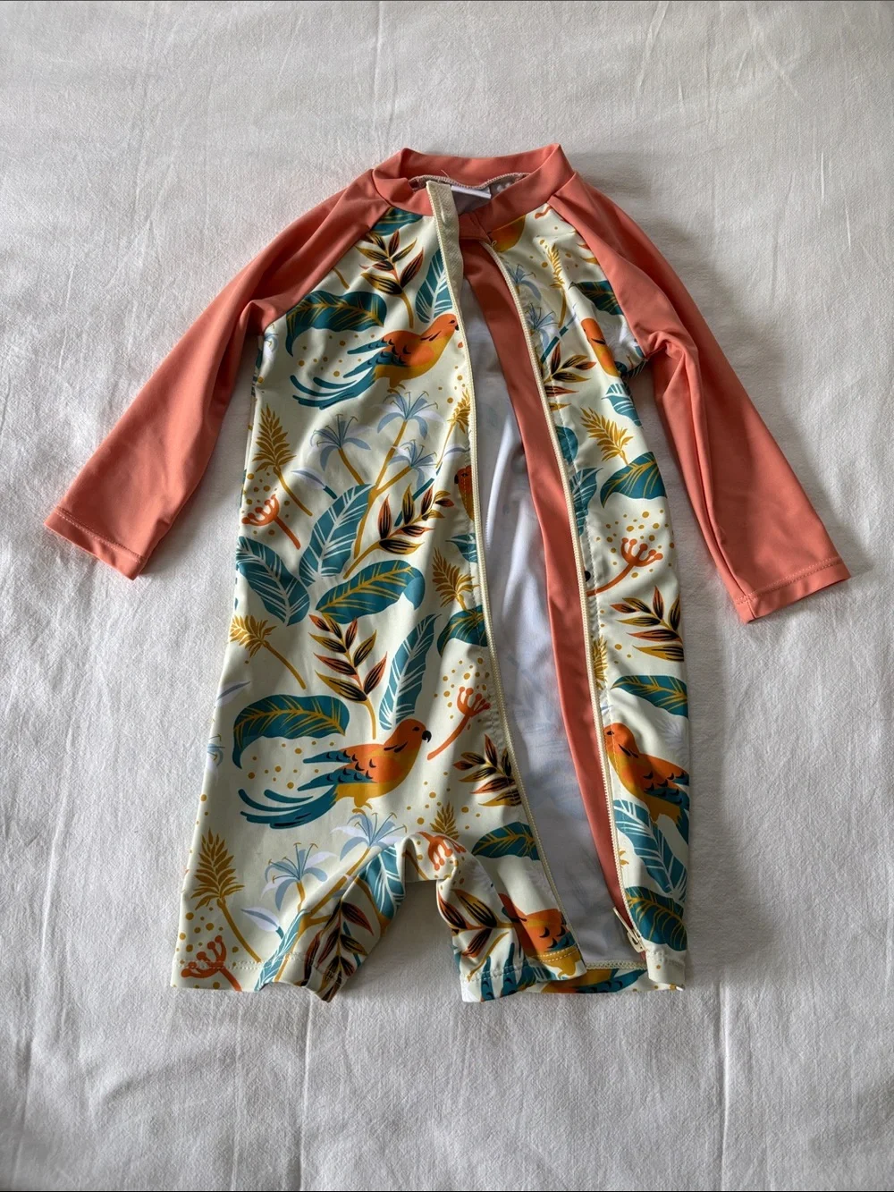12m baby boy clothing bundle. 3 pair pajamas, 5 outfits, 2pairs pants, 1swimsuit
